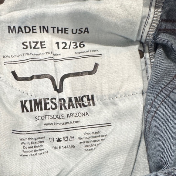 Kimes Ranch Women's Dark Blue Flare Jeans - Picture 3 of 3